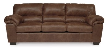 Ashley Benton Dark Brown Microsuede Sofa