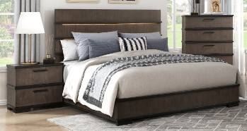Homelegance Acworth King Bed with LED Lights