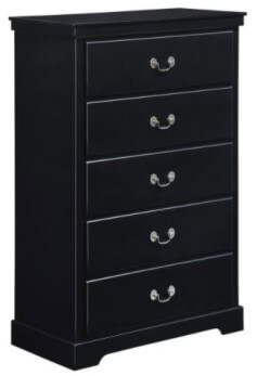 Homelegance Seabright Black 5-Drawer Chest