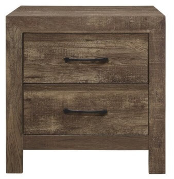 Homelegance Corbin Wood-Look 2-Drawer Nightstand