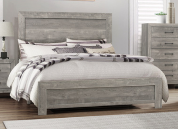 Homelegance Corbin Grey Wood-Look Queen Bed