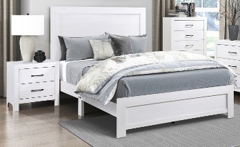 Homelegance Corbin White Wood-Look Full Bed