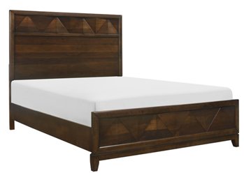 Homelegance Aziel Walnut Finish Queen Bed