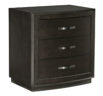 Homelegance Helena Cappuccino Finish 3-Drawer Nightstand