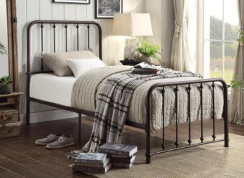 Homelegance Elegant Metal Twin Bed