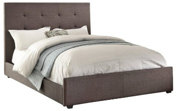 Homelegance Cadmus Charcoal Fabric Queen Bed