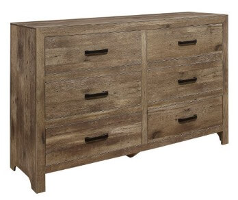 Homelegance Mandan Wood-Look 6-Drawer Dresser