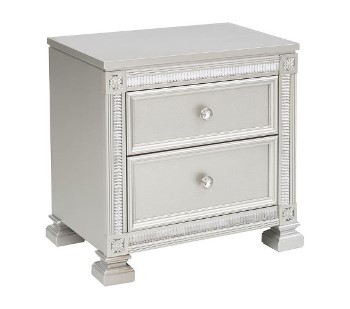 Homelegance Bevelle 2-Drawer Nightstand