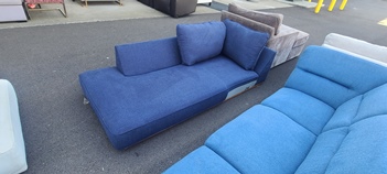 Jason Furniture Flanigan Midnight Blue Chaise
