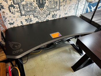DPS 60-Inch Black Gaming Desk