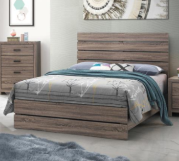 Coaster Barrel Oak King Bed
