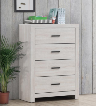 Coaster Brantford Coastal White Wood-Look 5-Drawer Chest
