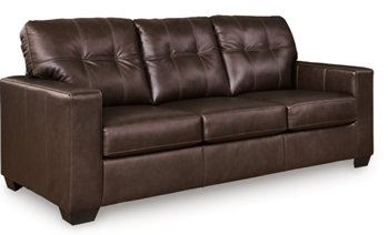 Ashley Salvatore Dark Brown Leather Sofa