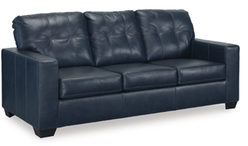 Ashley Salvatore Ocean Leather Sofa