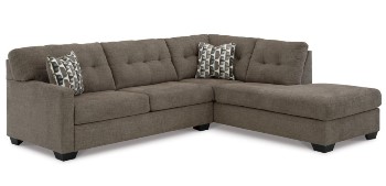 Ashley Malone Chocolate 2-Piece Sectional with Right-Hand Chaise