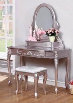 Coaster Caroline Metallic Lilac Vanity with Mirror
