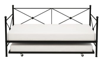 Homelegance Jones Black Metal Daybed with Trundle