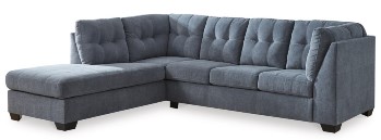 Ashley Mapleton Denim 2-Piece Sectional with Left-Hand Chaise