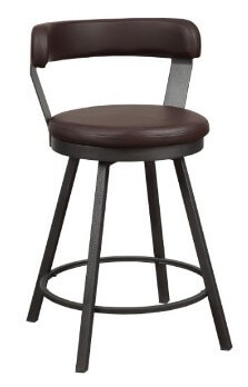 Homelegance Appert Brown 24-Inch Swivel Bar Stool (blemished)