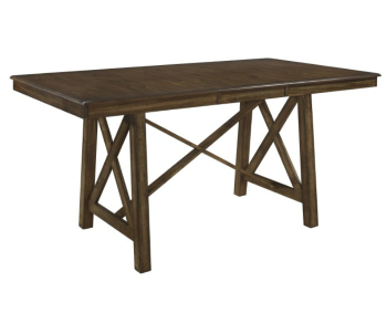 Homelegance Levittown Counter Height Dining Table with 18-Inch Leaf