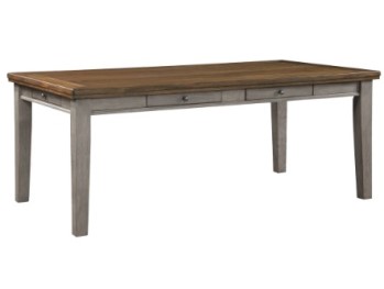 Homelegance Tigard Grey & Espresso Finish Dining Table (blemish)