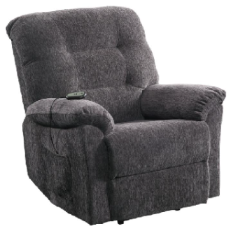 Coaster Grey Microsuede Lift Chair/Power Recliner