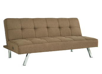 Ashley Santana Brown Fabric Sofa Bed with USB