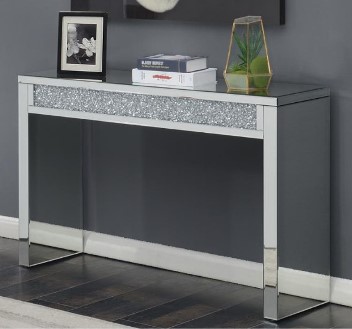 Coaster Gillian Mirrored Console Table