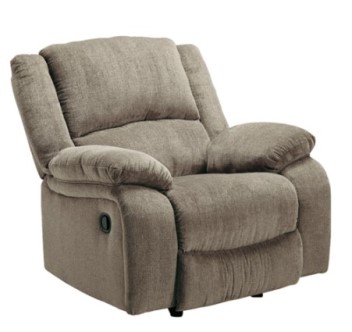 Ashley Drayson Pewter Fabric Rocker Recliner