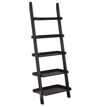 Coaster Cappuccino Finish Ladder Bookcase