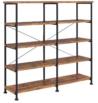 Coaster Analiese Nutmeg Wide Bookcase