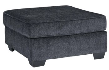 Ashley Alki Slate Square Ottoman