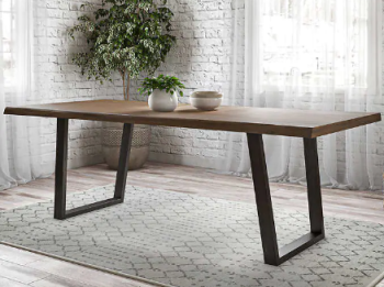 Corson Live Edge 89-Inch Dining Table