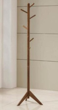 Coaster Espresso Finish Coat Rack with Pegs