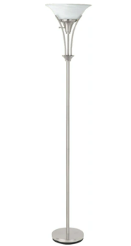 Coaster Brushed Steel Floor Lamp