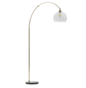 Coaster Arched Silver Floor Lamp