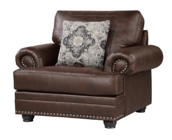 Homelegance Franklin Dark Brown Microsuede Chair