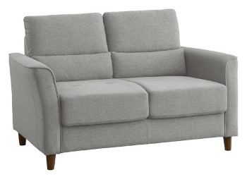 Homelegance Hinshaw Grey Fabric Loveseat
