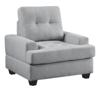 Homelegance Dunstan Light Grey Chair