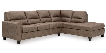 Ashley Northwest Fossil Sectional with Right-Hand Chaise