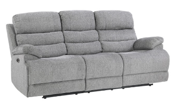 Homelegance Sherbrook Smoke Reclining Sofa