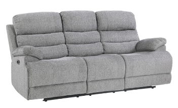 Homelegance Sherbrook Smoke Reclining Sofa 