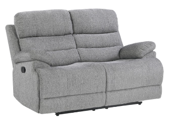 Homelegance Sherbrook Smoke Reclining Loveseat