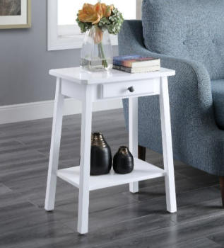 Acme Kaife White Accent Table