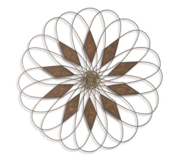 Ashley Danielle Round Metal Wall Art