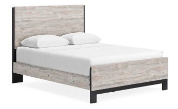 Ashley Vargas Grey Wood-Look King Bed