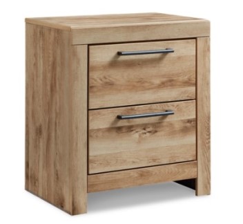 Ashley Hanna Natural Finish 2-Drawer Nightstand