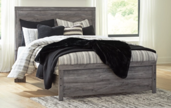 Ashley Bronson Grey King Bed (blemished)