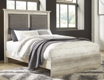 Ashley Camden King Bed with Upholstered Headboard Panels