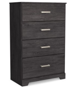 Ashley Blakely Charcoal 4-Drawer Chest (blemish)